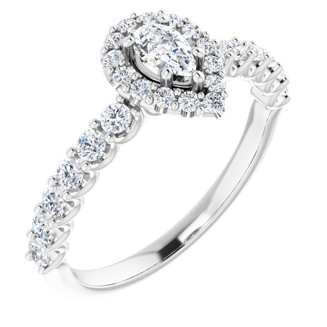 pear-14K White gold
