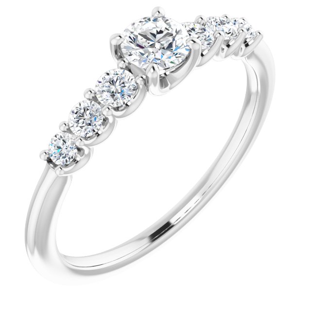 round-10K White gold
