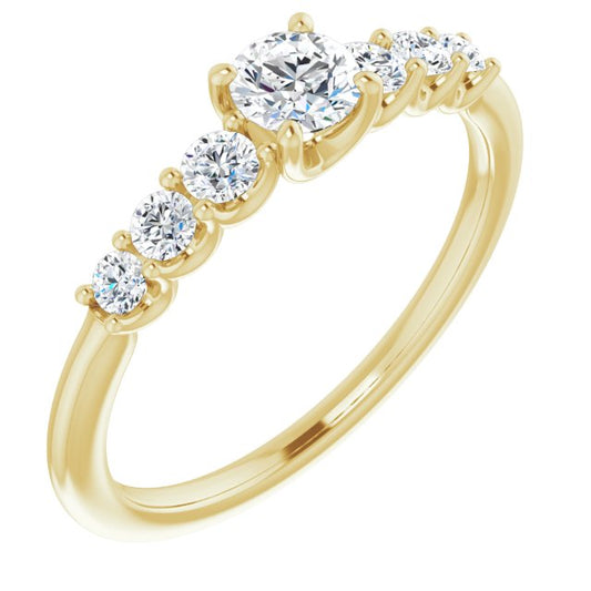 round-10K Yellow gold
