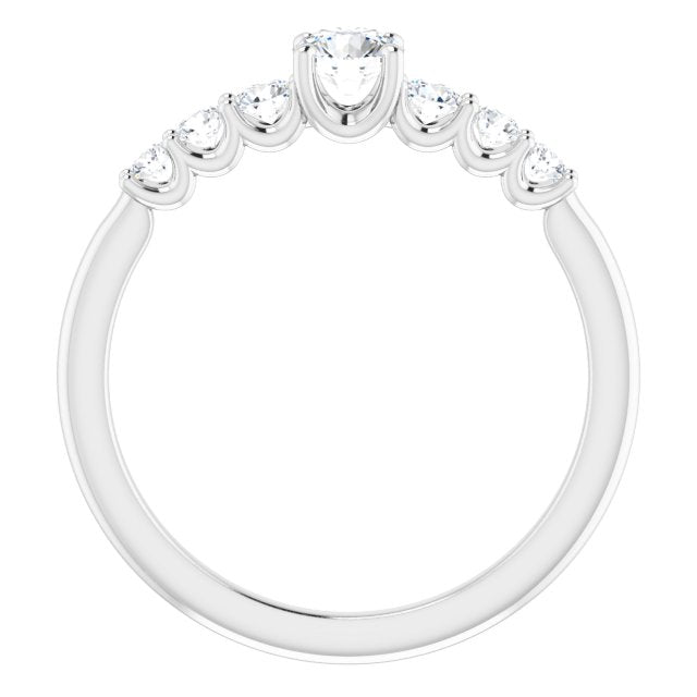 round-14K White gold