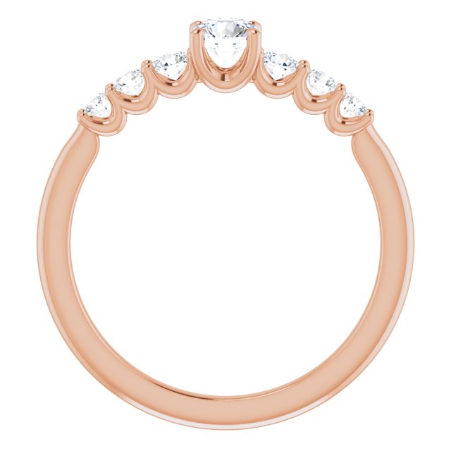 round-10K Rose gold