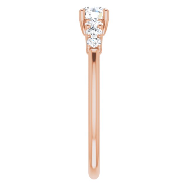 round-10K Rose gold