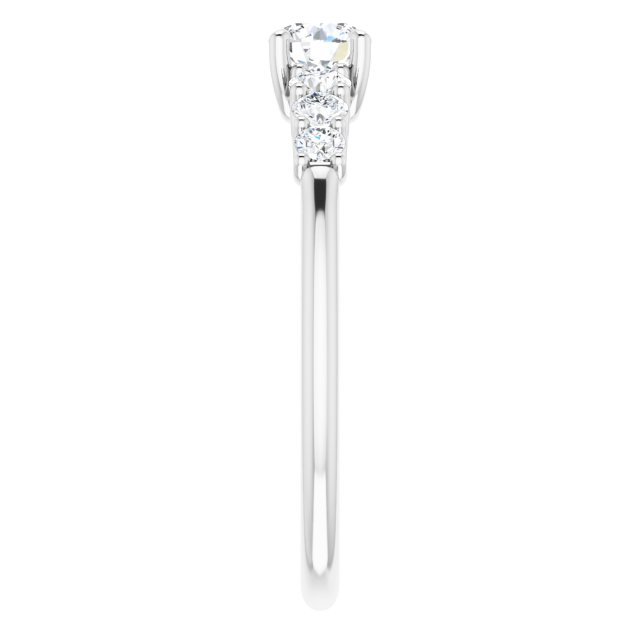 round-14K White gold