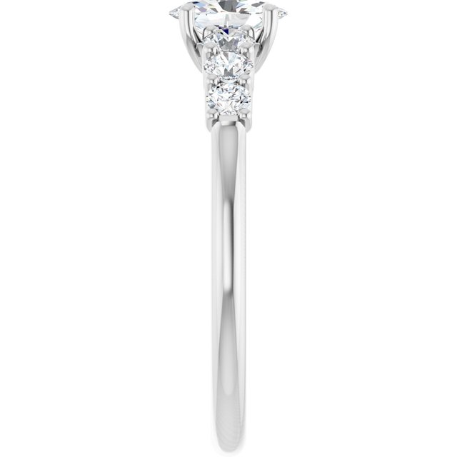 oval-10K White gold