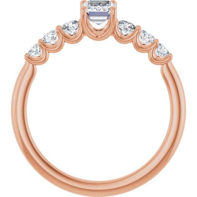 emerald-14K Rose gold
