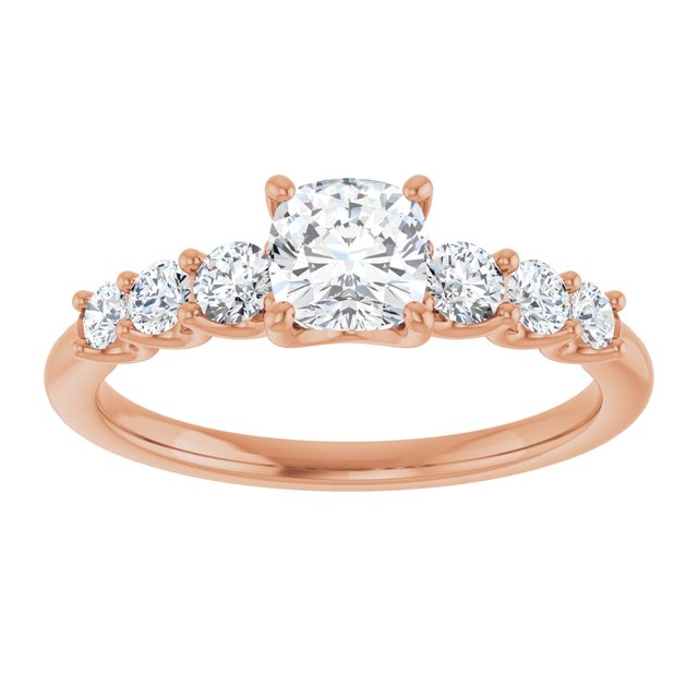 cushion-18K Rose gold