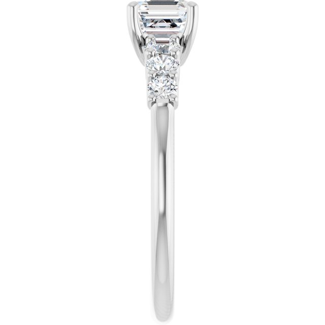 asscher-10K White gold