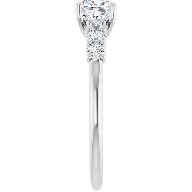 cushion-14K White gold