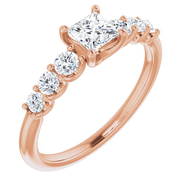square-10K Rose gold