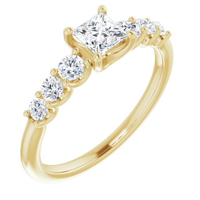 square-10K Yellow gold