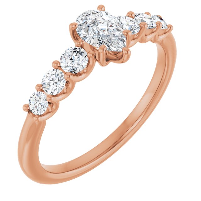 pear-14K Rose gold