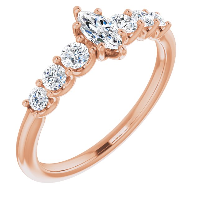 marquise-14K Rose gold
