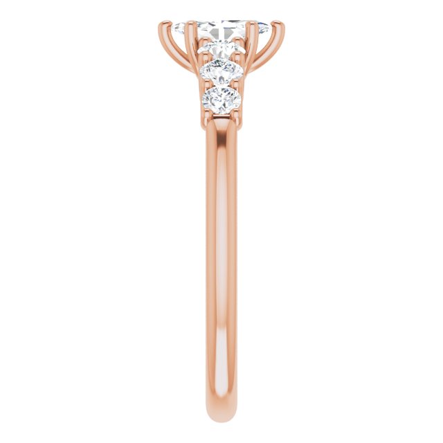 marquise-18K Rose gold