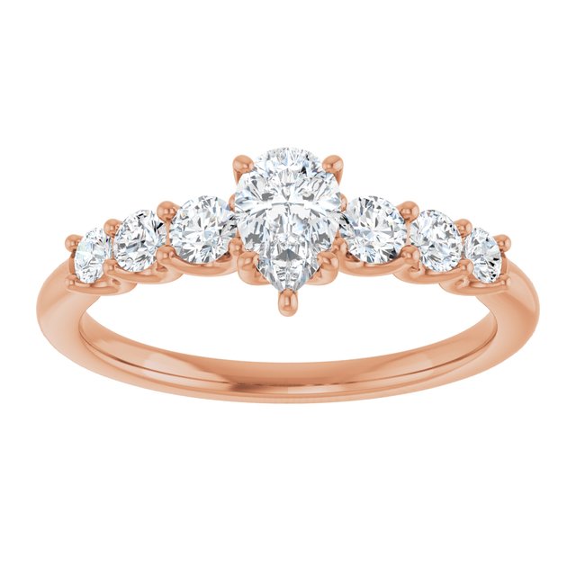 pear-14K Rose gold
