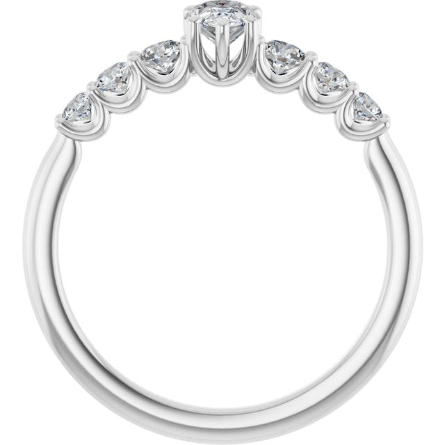 pear-14K White gold