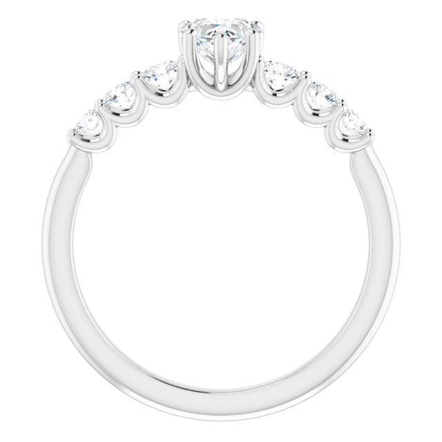 heart-14K White gold