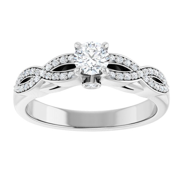 round-10K White gold