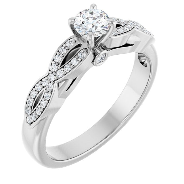 round-10K White gold
