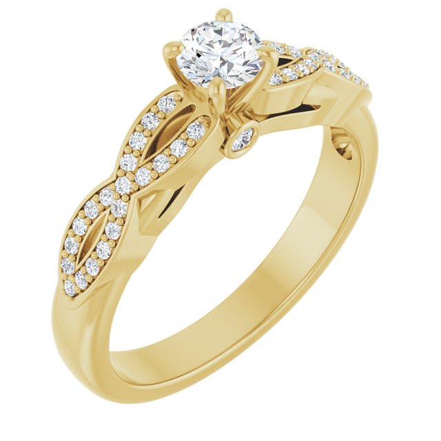 round-10K Yellow gold