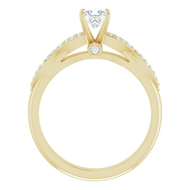square-10K Yellow gold