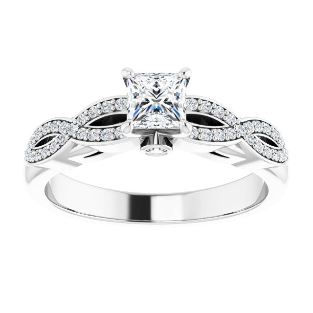 square-10K White gold