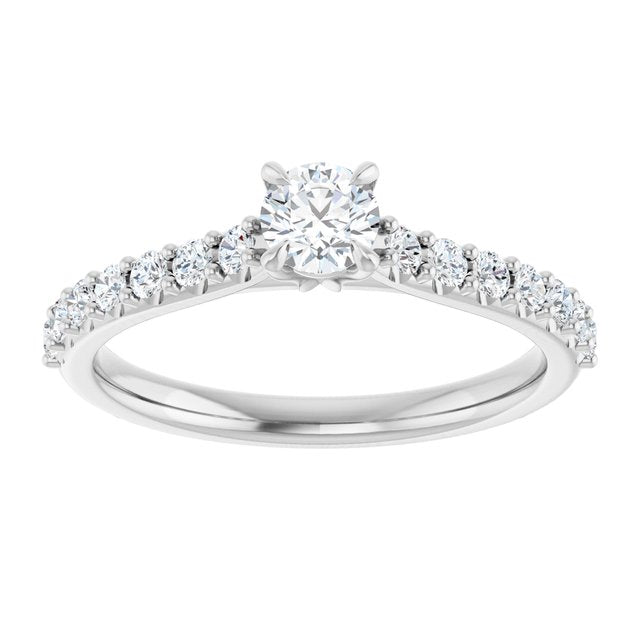 round-18K White gold