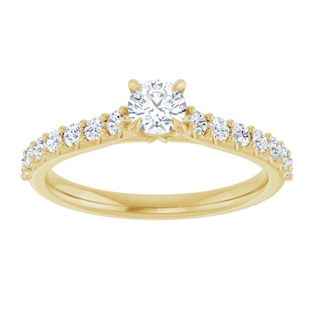 round-10K Yellow gold