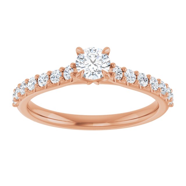 round-18K Rose gold