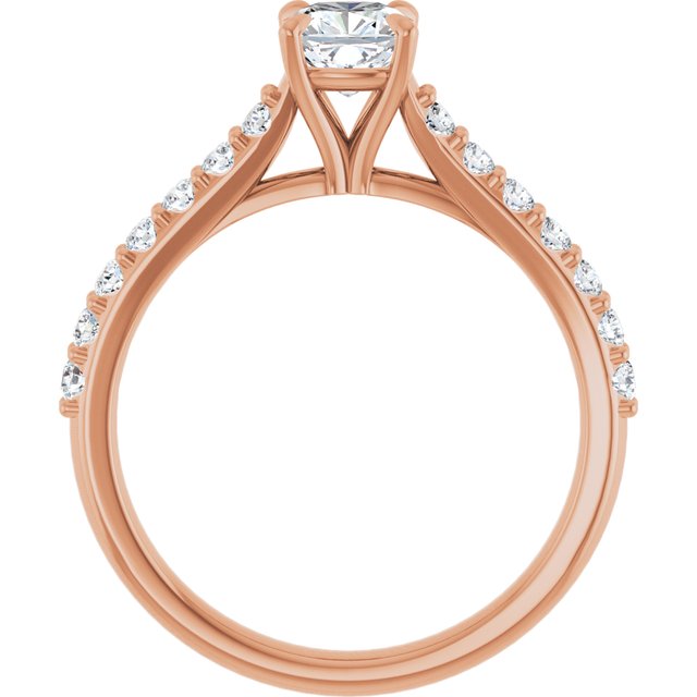 cushion-14K Rose gold