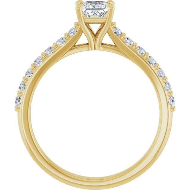 square-14K Yellow gold