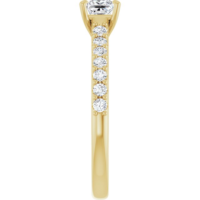 square-14K Yellow gold