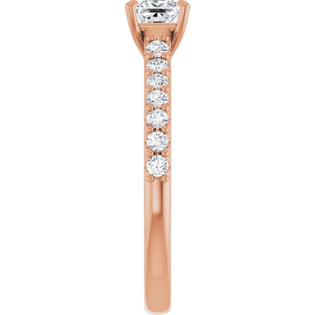 square-10K Rose gold