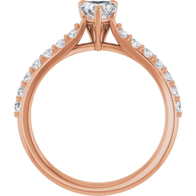 heart-10K Rose gold