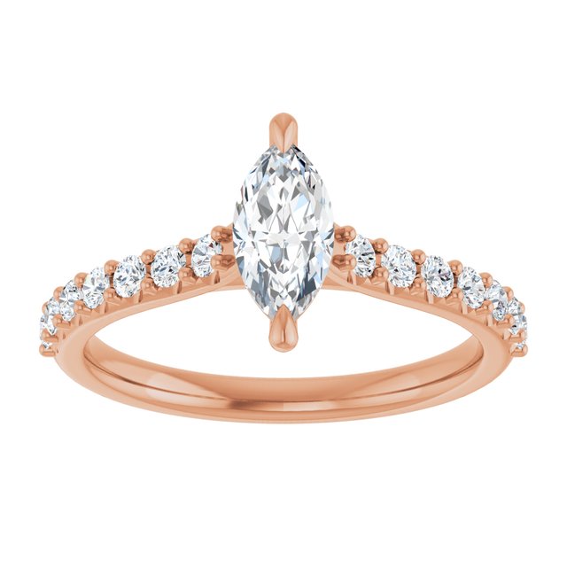marquise-14K Rose gold