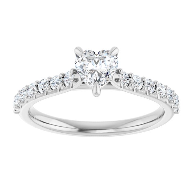 heart-10K White gold