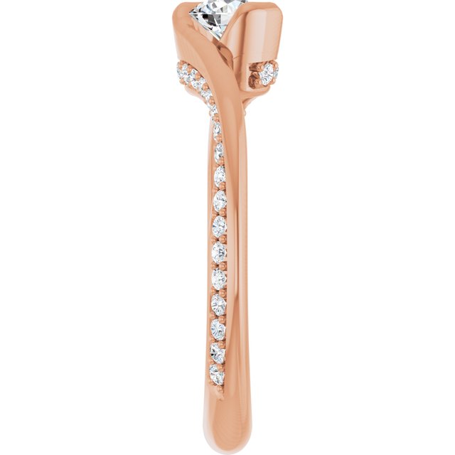 round-14K Rose gold