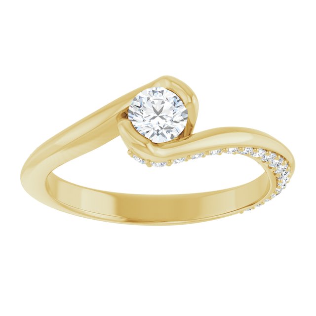 round-10K Yellow gold