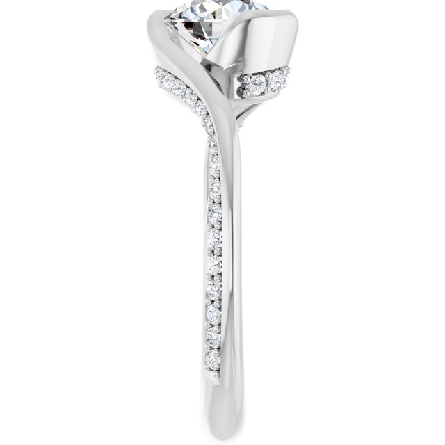 round-14K White gold