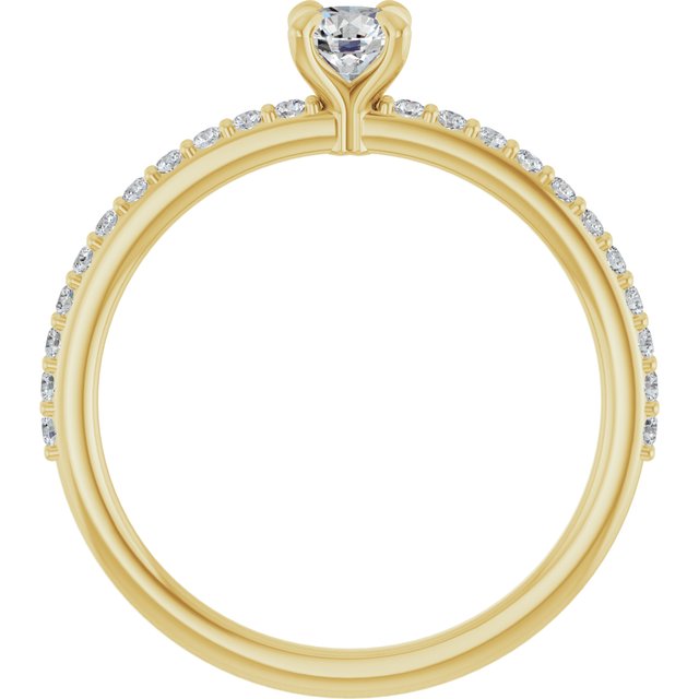 round-10K Yellow gold