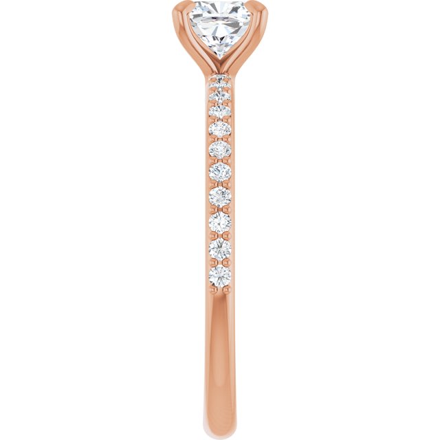 cushion-14K Rose gold