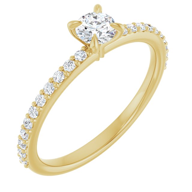 round-10K Yellow gold
