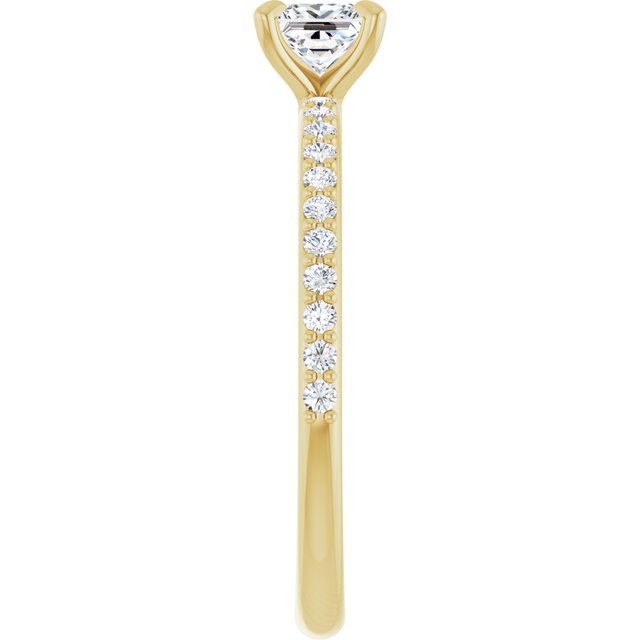 square-14K Yellow gold