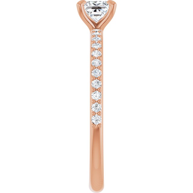 square-18K Rose gold