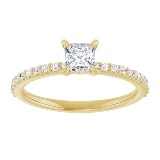 square-14K Yellow gold