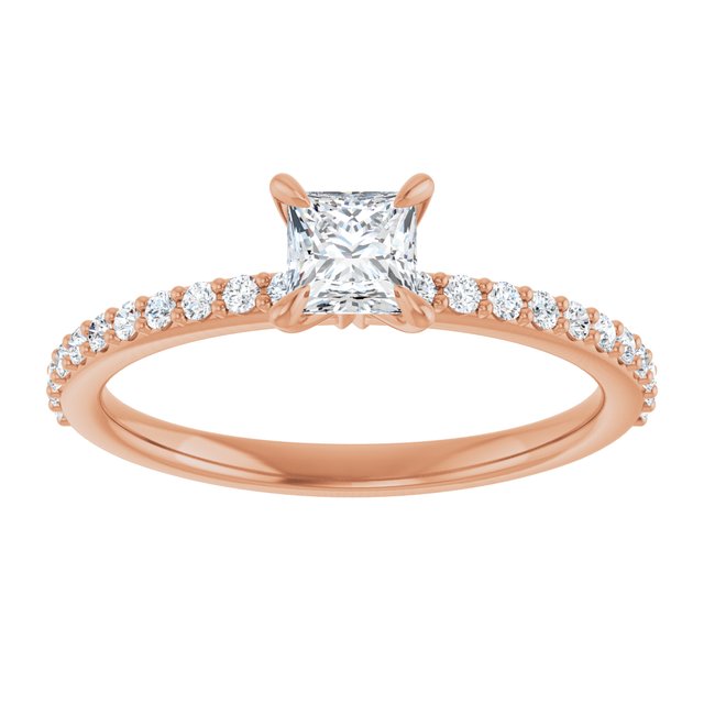 square-10K Rose gold