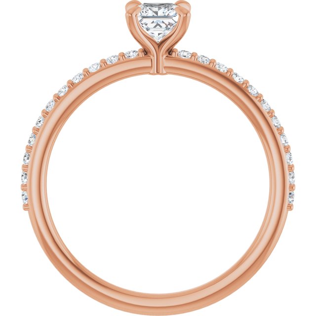 square-10K Rose gold