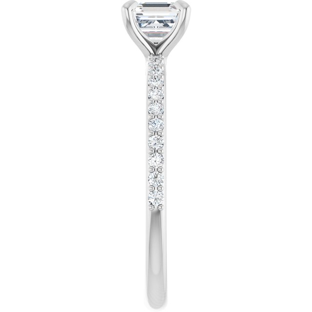 asscher-10K White gold