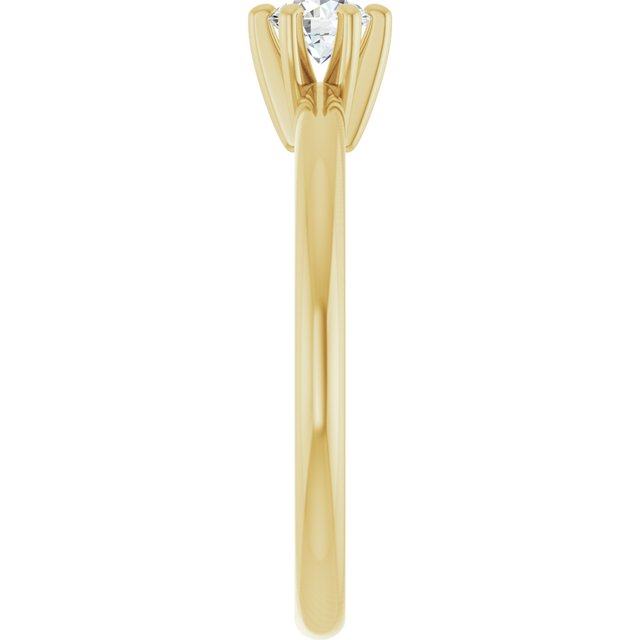 round-10K Yellow gold