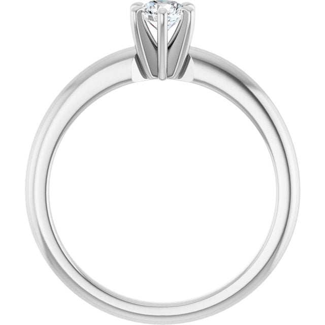 round-14K White gold