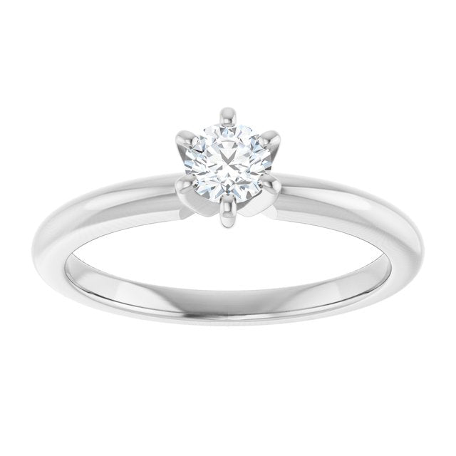 round-10K White gold
